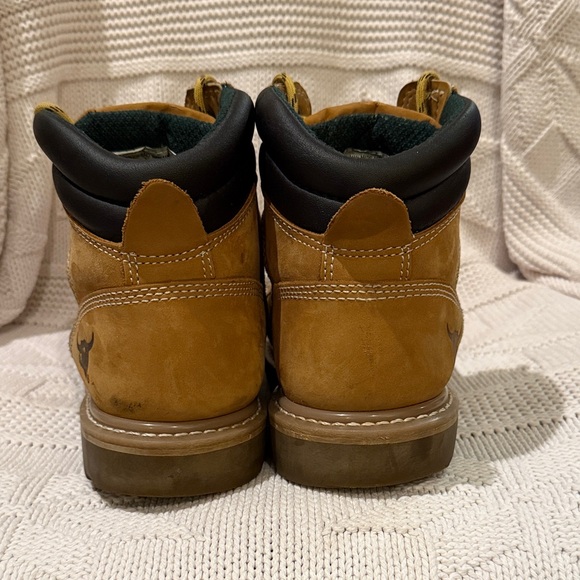 Texas Steer Flex Core System Men's Tan Work Boots, 10.5M - Picture 3 of 9